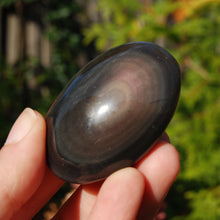 Load image into Gallery viewer, Rainbow Obsidian Crystal Palm Stone
