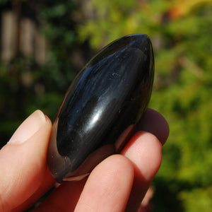 Rainbow Obsidian Crystal Palm Stone