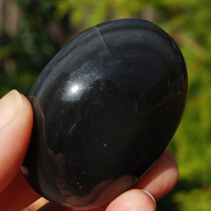 Rainbow Obsidian Crystal Palm Stone