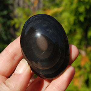 Rainbow Obsidian Crystal Palm Stone