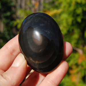 Rainbow Obsidian Crystal Palm Stone