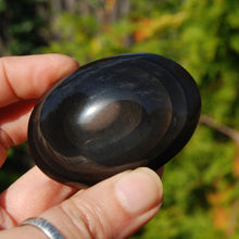 Load image into Gallery viewer, Rainbow Obsidian Crystal Palm Stone
