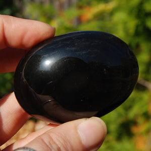 Rainbow Obsidian Crystal Palm Stone