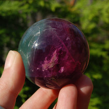 Load image into Gallery viewer, Magenta Watermelon Fluorite Crystal Sphere
