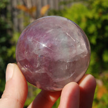 Load image into Gallery viewer, Watermelon Fluorite Crystal Sphere
