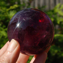 Load image into Gallery viewer, Magenta Watermelon Fluorite Crystal Sphere
