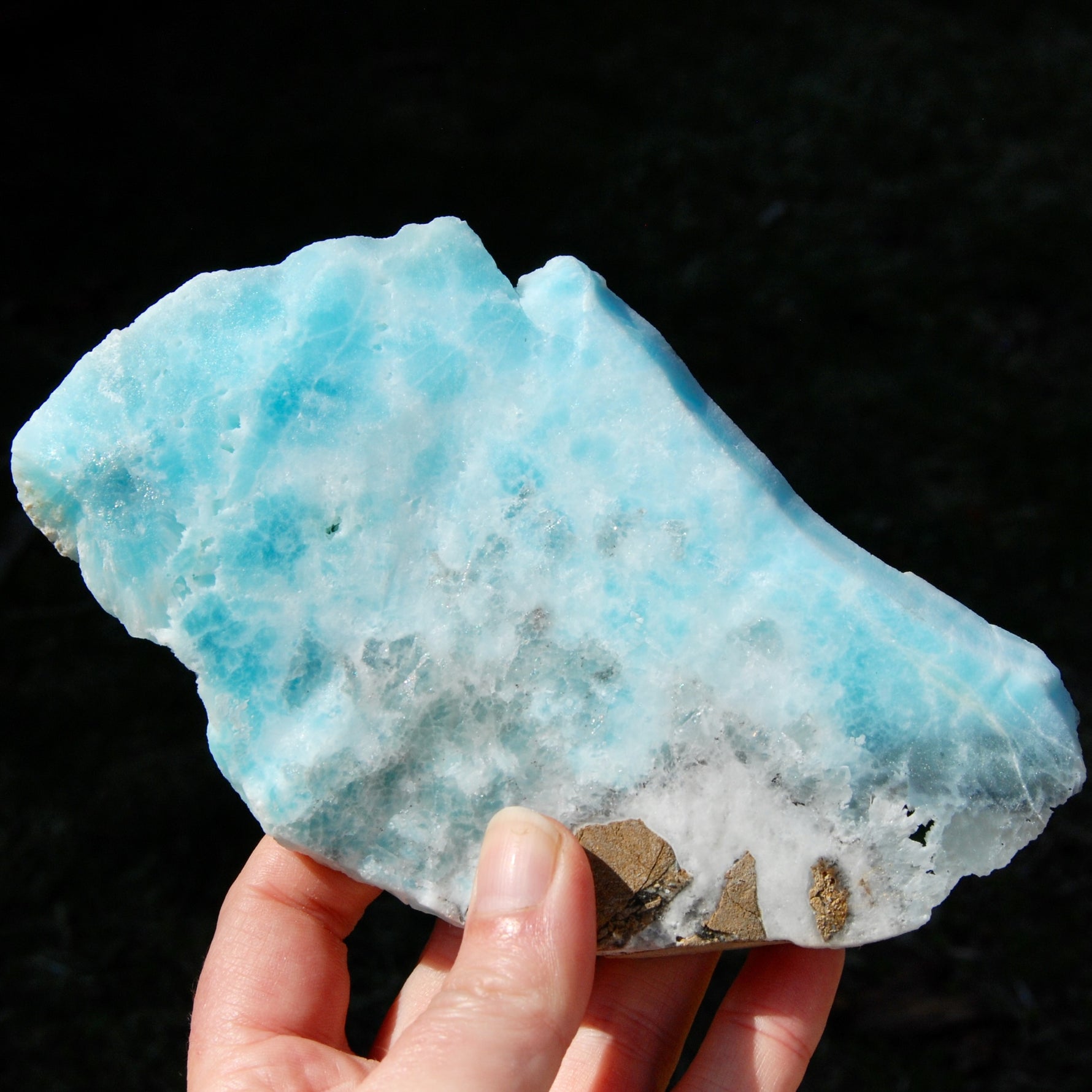 Raw Hemimorphite Blue Aragonite Crystal 