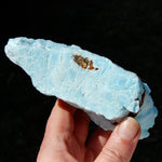 Raw Hemimorphite Blue Aragonite Crystal