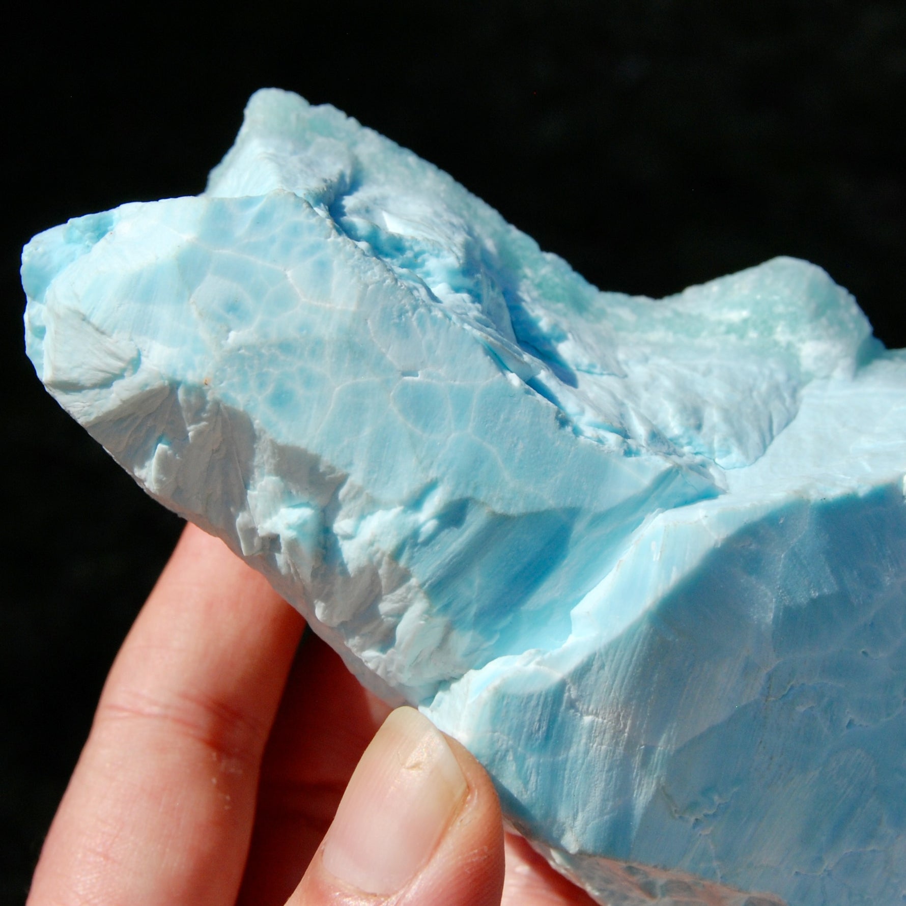 Hemimorphite Blue Aragonite Crystal