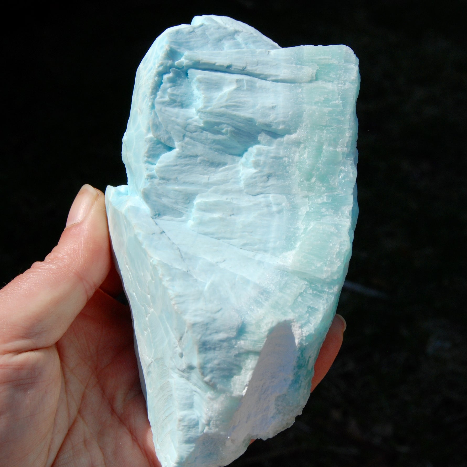 Hemimorphite Blue Aragonite Crystal