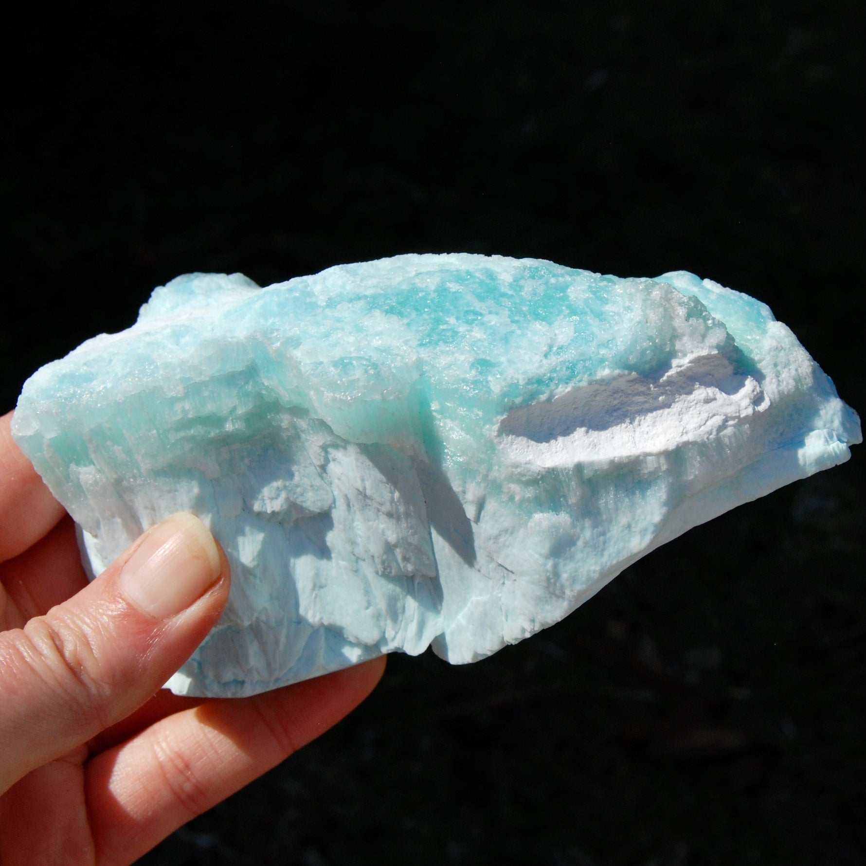 Hemimorphite Blue Aragonite Crystal