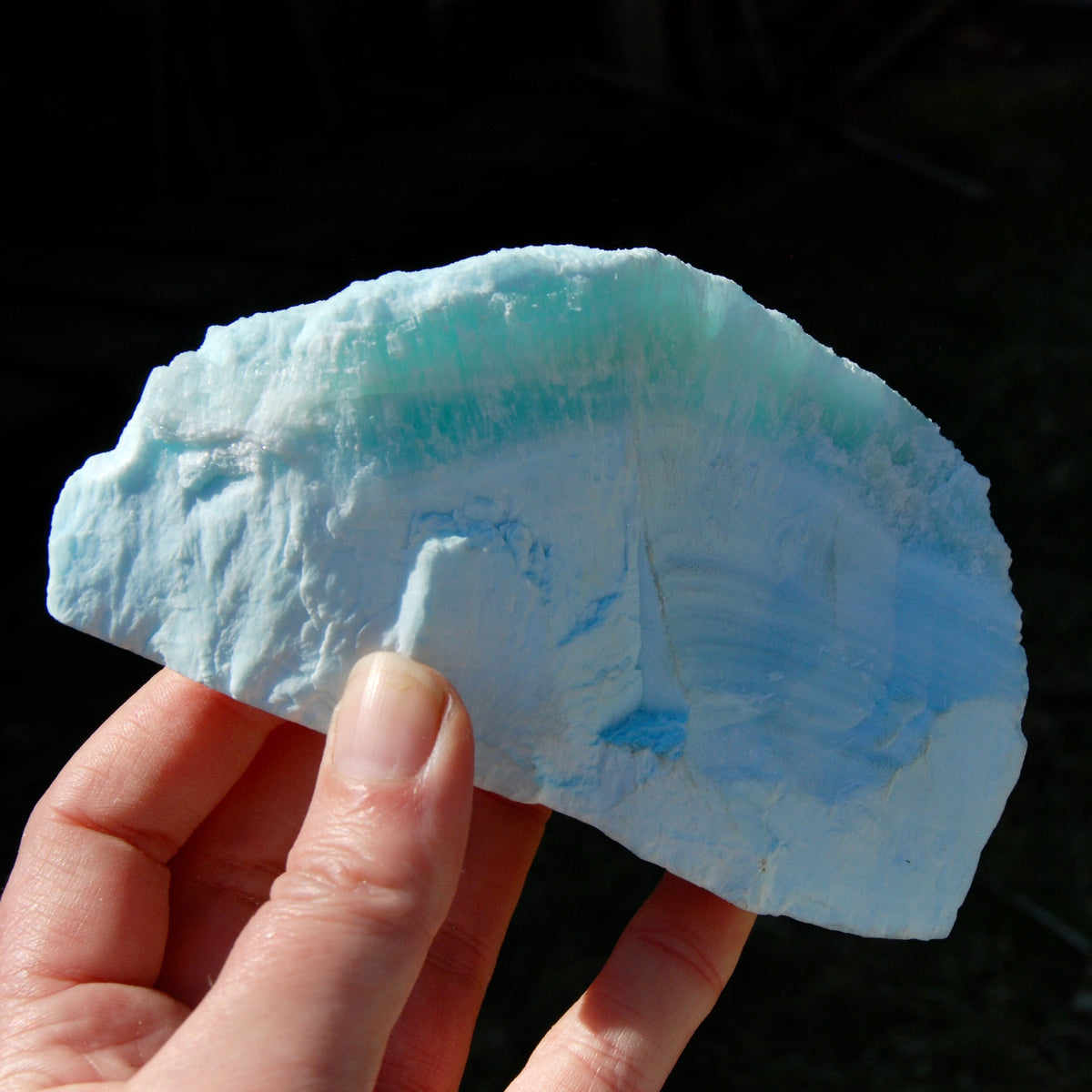 Hemimorphite Blue Aragonite Crystal