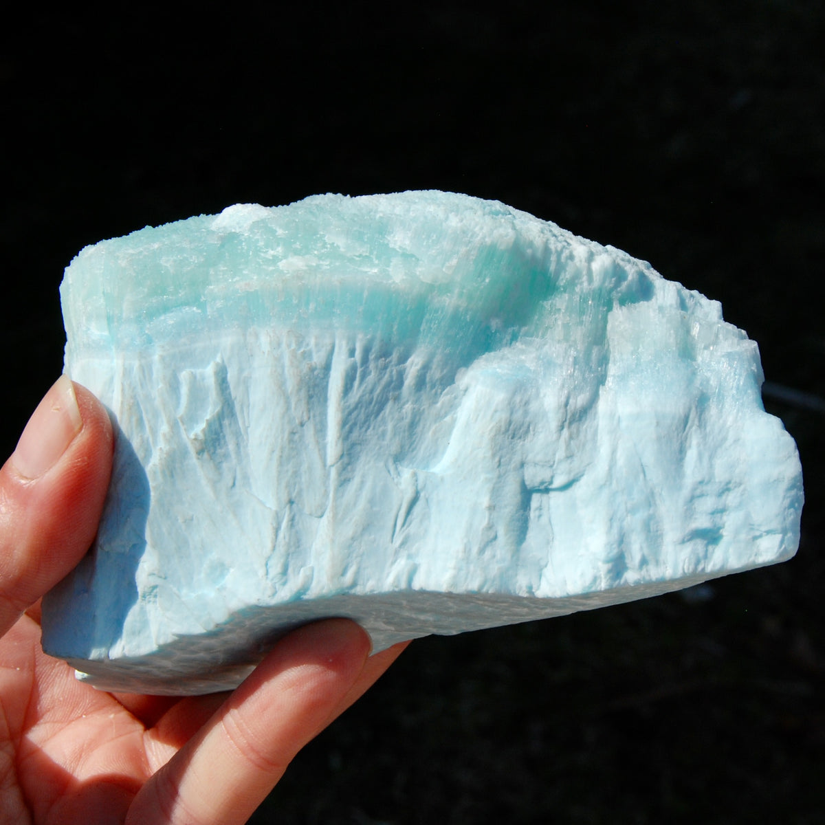 Hemimorphite Blue Aragonite Crystal