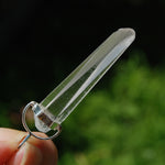 Cosmic Lemurian Seed Quartz Crystal Laser Pendant for Necklace