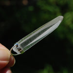 Cosmic Lemurian Seed Quartz Crystal Laser Pendant for Necklace