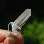 Cosmic Lemurian Seed Quartz Crystal Laser Pendant for Necklace