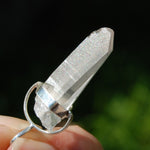 Cosmic Lemurian Seed Quartz Crystal Laser Pendant for Necklace