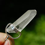 Cosmic Lemurian Seed Quartz Crystal Laser Pendant for Necklace