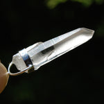 Cosmic Teacher Student Lemurian Seed Quartz Crystal Laser Pendant for Necklace