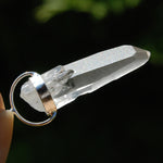 Cosmic Teacher Student Lemurian Seed Quartz Crystal Laser Pendant for Necklace