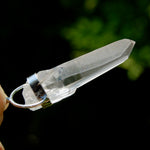 Cosmic Teacher Student Lemurian Seed Quartz Crystal Laser Pendant for Necklace
