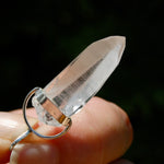 Cosmic Lemurian Seed Quartz Crystal Laser Pendant for Necklace
