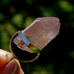 ET Pink Lithium Lemurian Seed Crystal Starbrary Dreamsicle Pendant for Necklace, Brazil