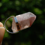 ET Pink Lithium Lemurian Seed Crystal Starbrary Dreamsicle Pendant for Necklace, Brazil