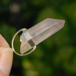 Cosmic Record Keeper Pink Lithium Lemurian Seed Crystal Starbrary Pendant for Necklace, Brazil