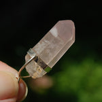 Cosmic Record Keeper Pink Lithium Lemurian Seed Crystal Starbrary Pendant for Necklace, Brazil