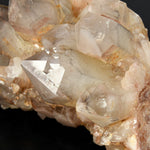 Large Pink Lithium Quartz crystal cluster Zimbabwe natural 12.2 lb raw specimen