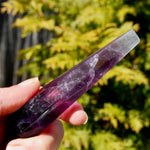 Magenta Watermelon Fluorite Crystal Scepter