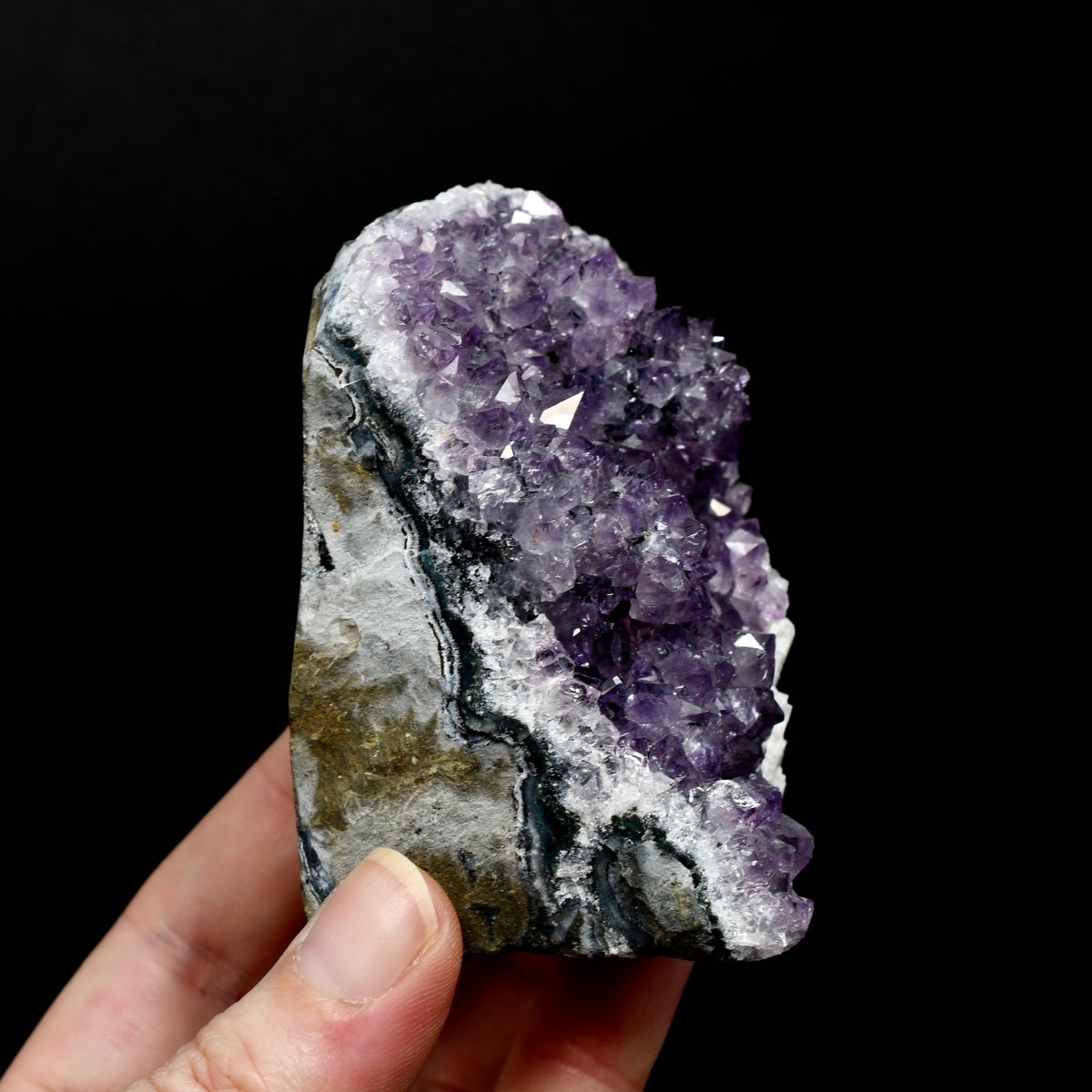 Amethyst Quartz Crystal Cluster