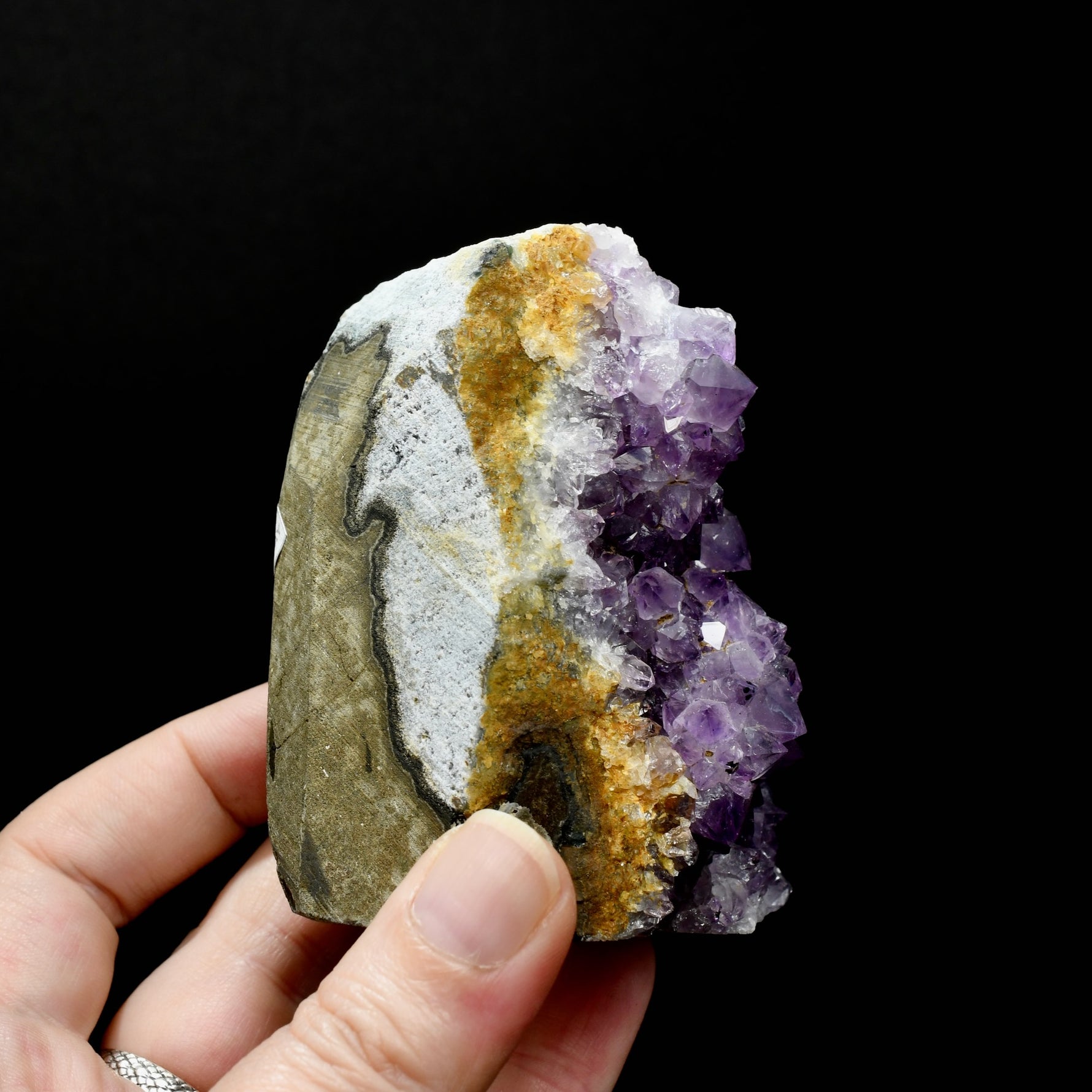 Amethyst Quartz Crystal Cluster