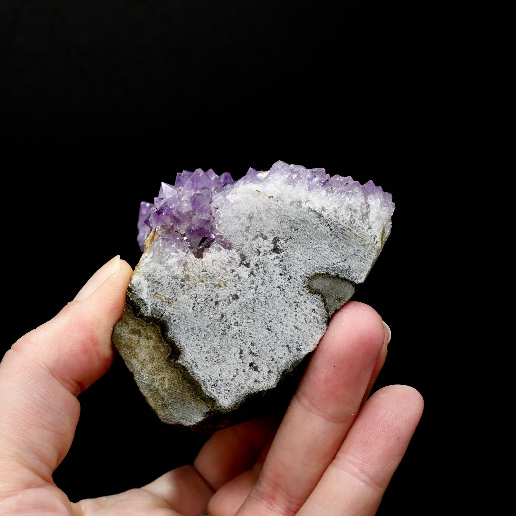 Amethyst Quartz Crystal Cluster