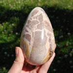 Amethyst Geode Crystal Egg, Grape Jelly Amethyst, Indian Amethyst