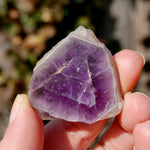 Chevron Amethyst Trapiche Quartz Crystal Slice, Zambia