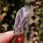 Chevron Amethyst Trapiche Quartz Crystal Slice from Zambia
