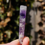 Chevron Amethyst Trapiche Quartz Crystal Slice from Zambia