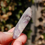 Chevron Amethyst Trapiche Quartz Crystal Slice from Zambia
