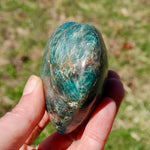 Blue Apatite Crystal Heart