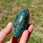 Blue Apatite Crystal Heart
