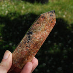 Feldspar Black Tourmaline Crystal Tower