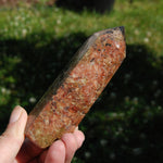 Feldspar Black Tourmaline Crystal Tower