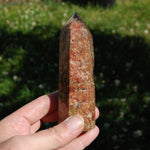 Feldspar Black Tourmaline Crystal Tower