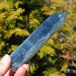Blue fluorite polished tower