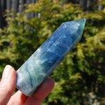 Blue Fluorite Crystal Tower