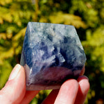 Blue Fluorite Crystal Polished Freeform Tower, Stone of Inner Truth