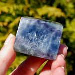 Blue Fluorite Crystal Polished Freeform Tower, Stone of Inner Truth
