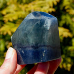 Blue Fluorite Crystal Polished Freeform Tower, Stone of Inner Truth